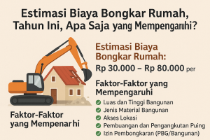 estimasi biaya bongkar rumah